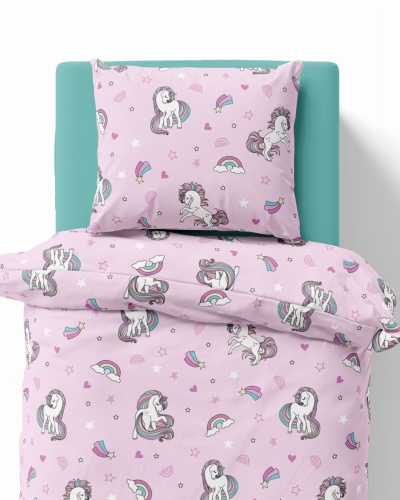 Pościel Dziecięca 140x200 Jednorożec Unicorn XOXO Dreams