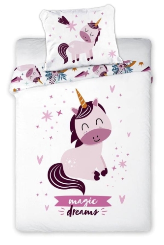 Pościel niemowlęca 100x135 Przytulaki Jednorożec Magic Unicorn