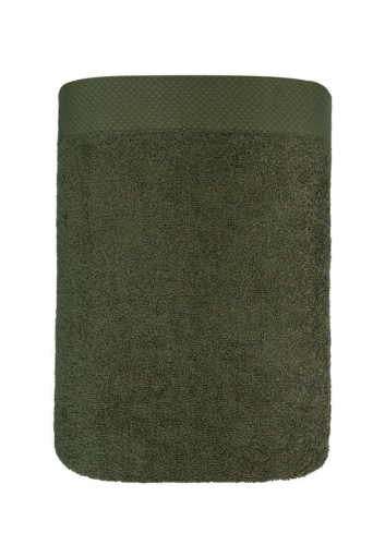 Ręcznik 50x90 Boho gruby zielony 100% bawełna 500g miękki Premium   