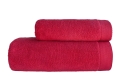 Ręcznik 50x90 Misty gruby czerwony 100% bawełna 450g Zero Twist miękki 