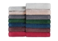 Ręcznik 50x90 Misty gruby czerwony 100% bawełna 450g Zero Twist miękki 